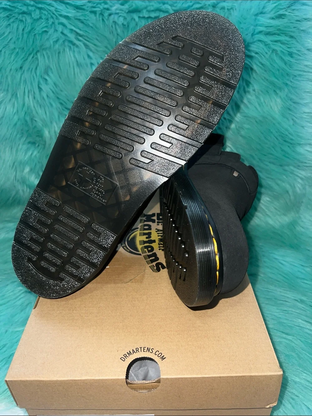 NIB Dr. Martens Black Suede Jorge II Slip-On Loafers with Buckle US 13